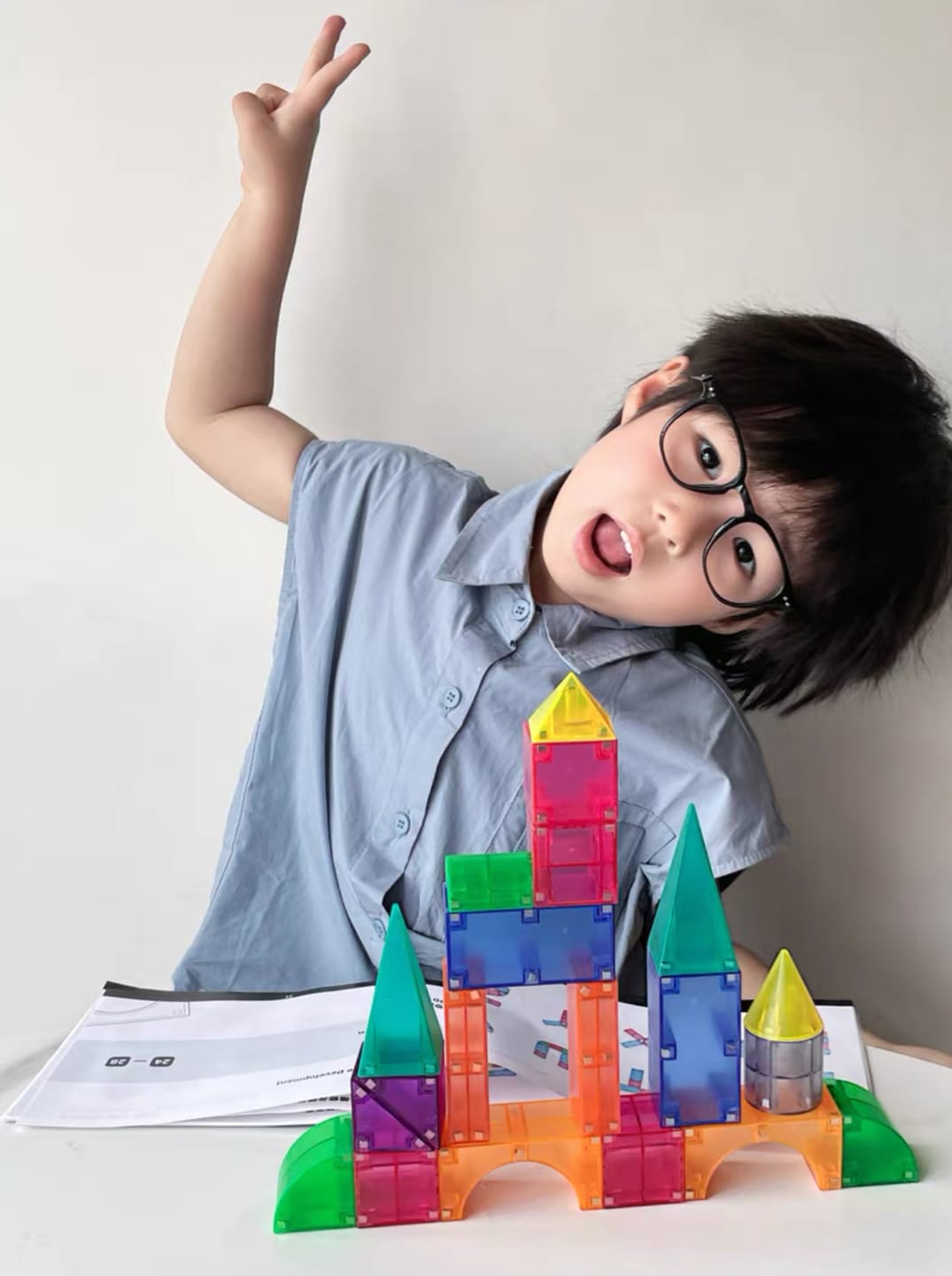 Customer photo review of Magnetic Blocks - 46Pcs
