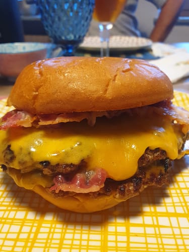 Customer photo review of Burger Day Box con bun segreti!