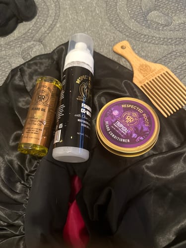 Customer photo review of Complete Beard Care Kit