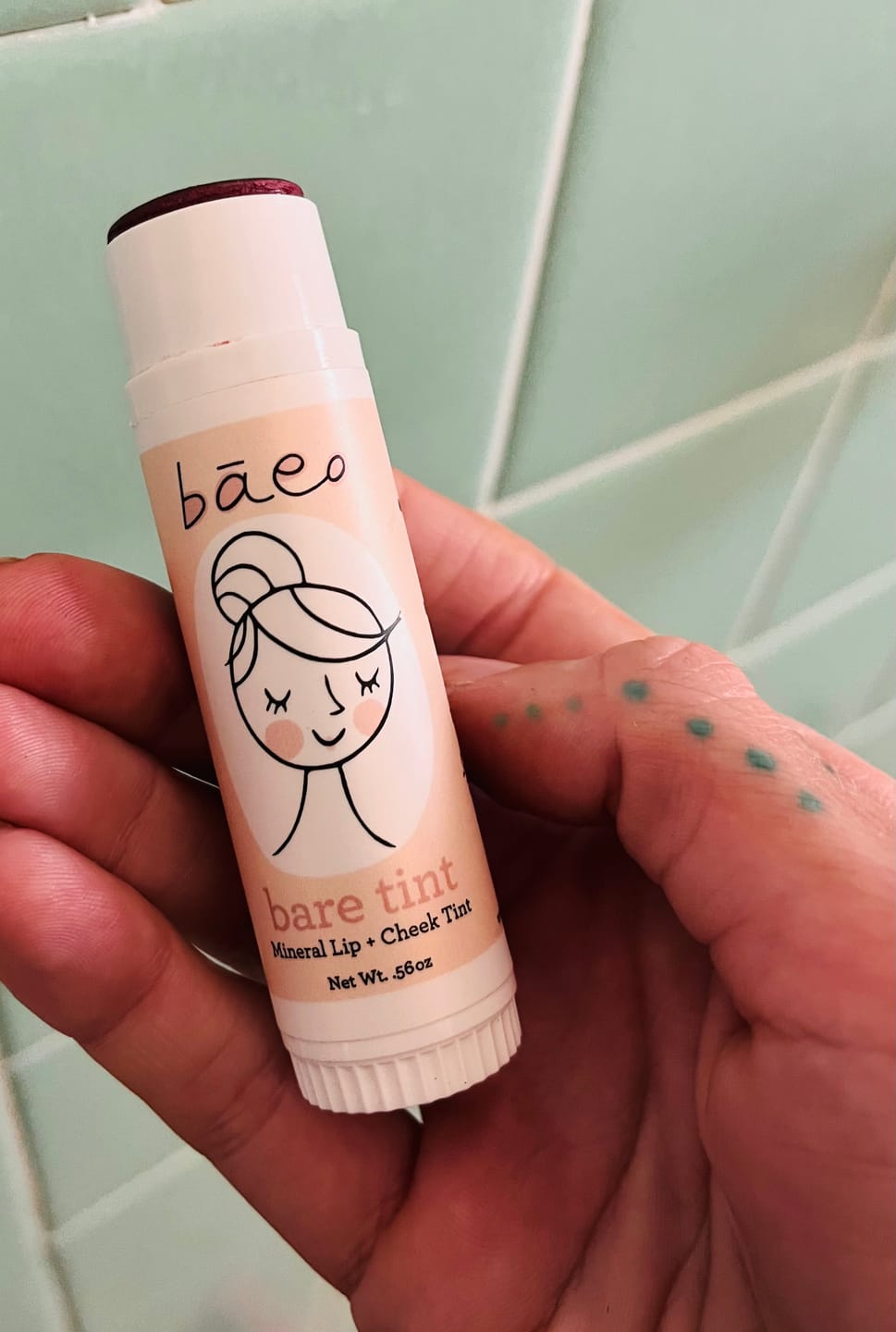 Customer photo review of bare tint