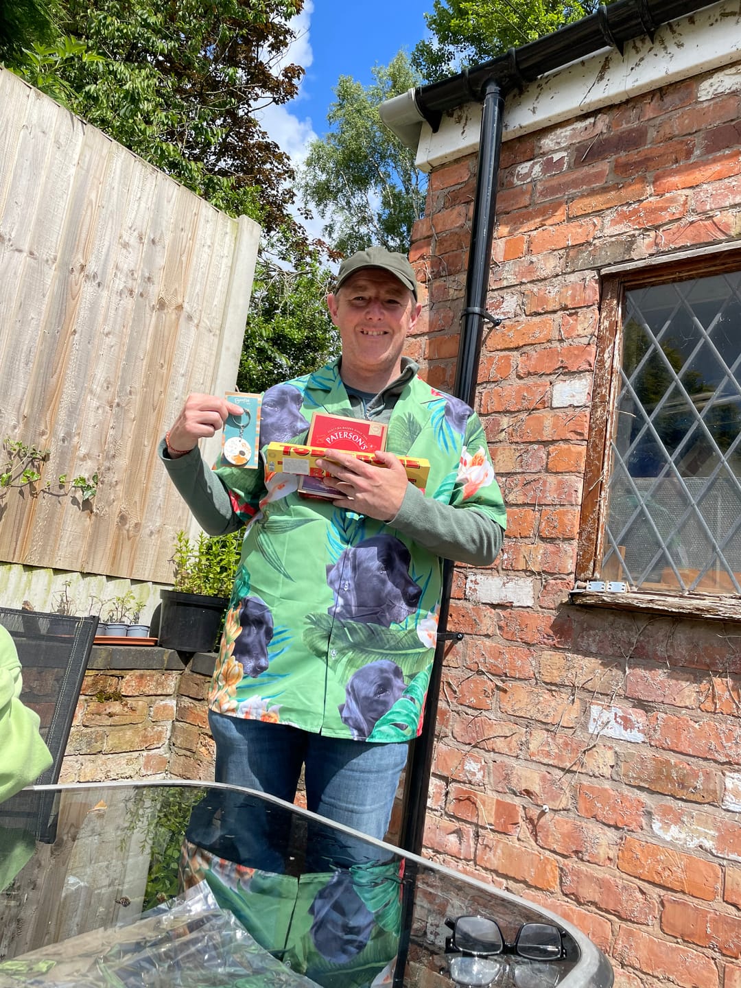 Customer photo review of Your photo - Personalised hawaiian shirt