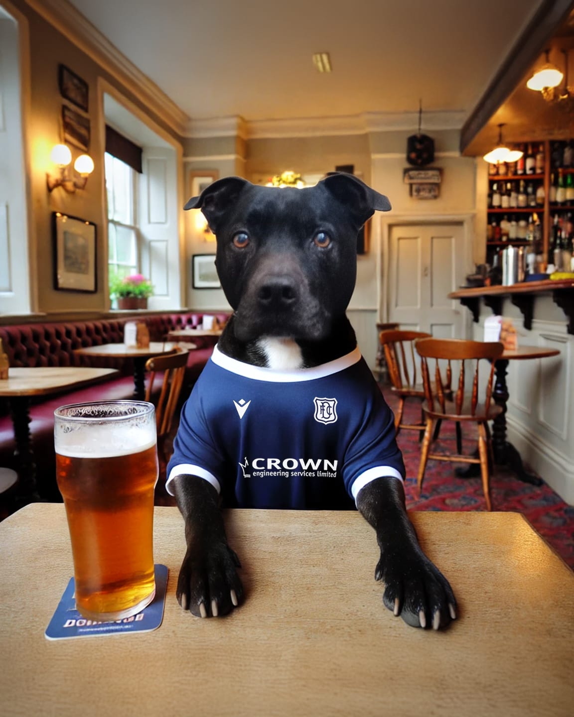 Customer photo review of Personalised Dog/Cat Football Image
