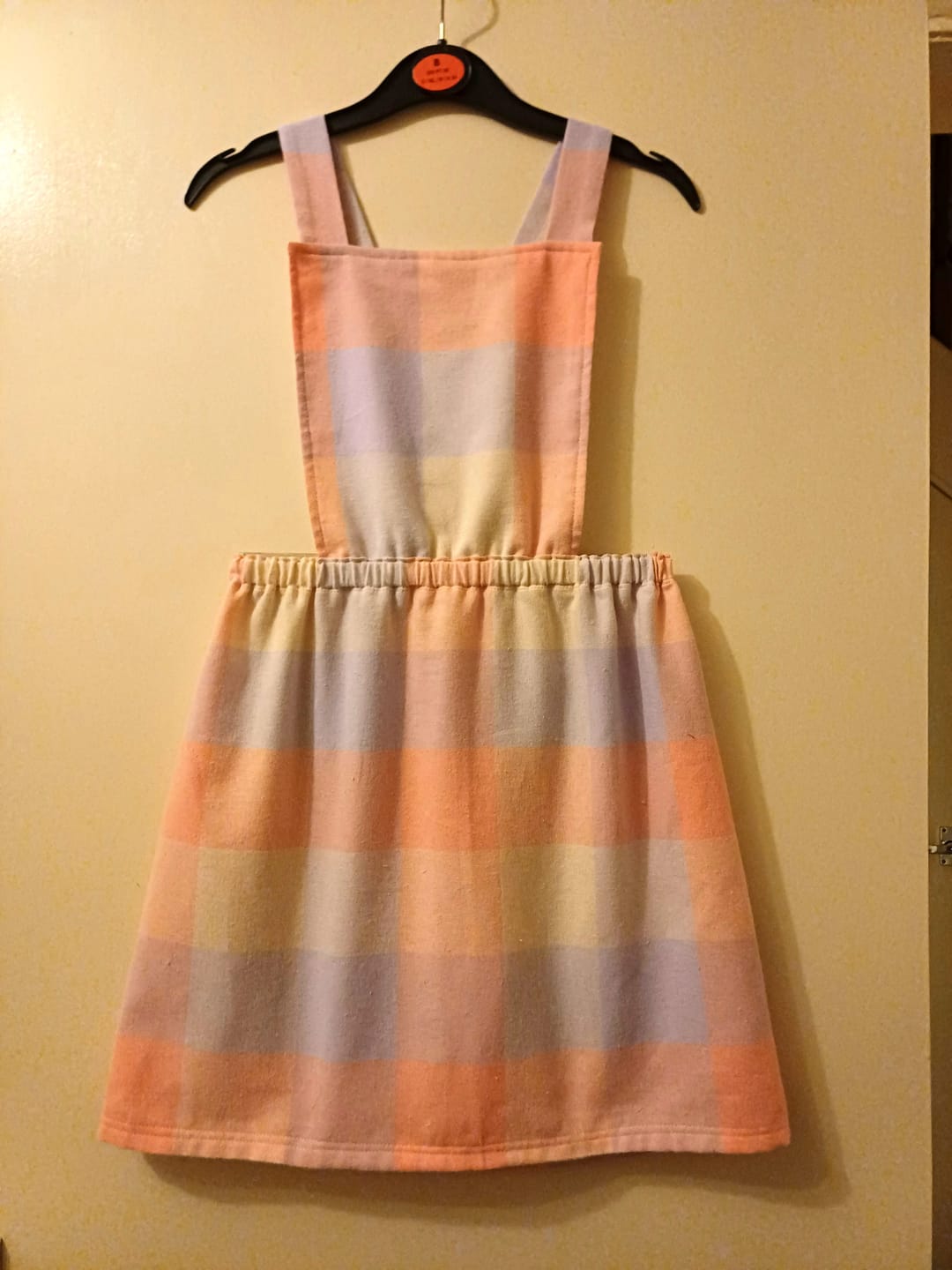 Customer photo review of Pastel Squares Brushed Cotton Fabric