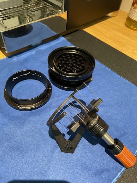 Customer photo review of Geared Spinning WDT Tool - Espresso Distribution - MUVNA