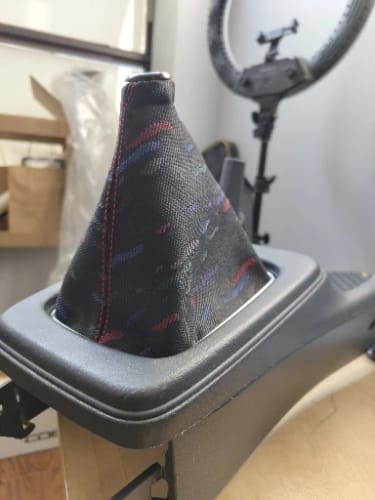 Customer photo review of Le Mans Confetti JDM Shifter Boot
