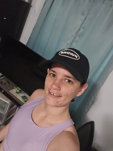Customer photo review of PWDRS ATHLETIC HAT