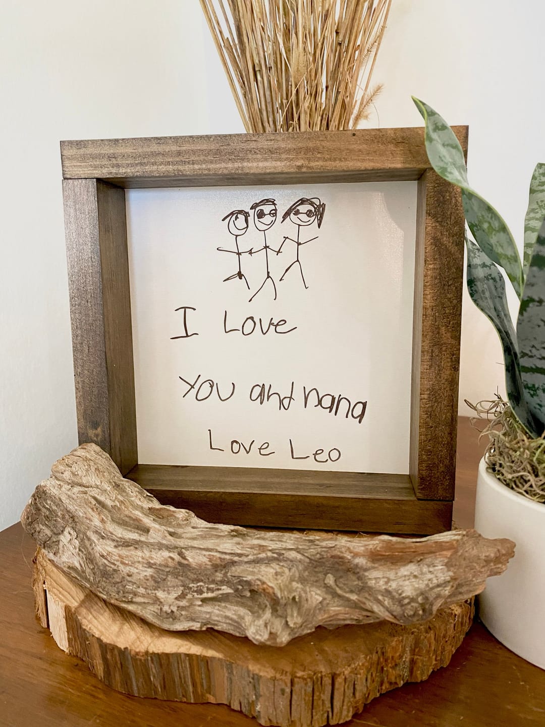 Customer photo review of Custom Handwriting Sign - Memorial Keepsake