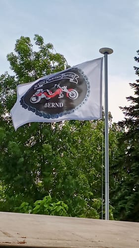 Customer photo review of Fahne inkl. Druck