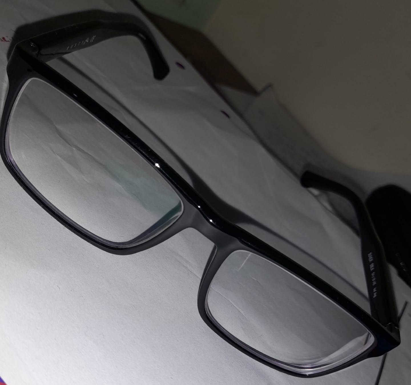 Customer photo review of LENTES ORGANICAS CON ANTIRREFLEX