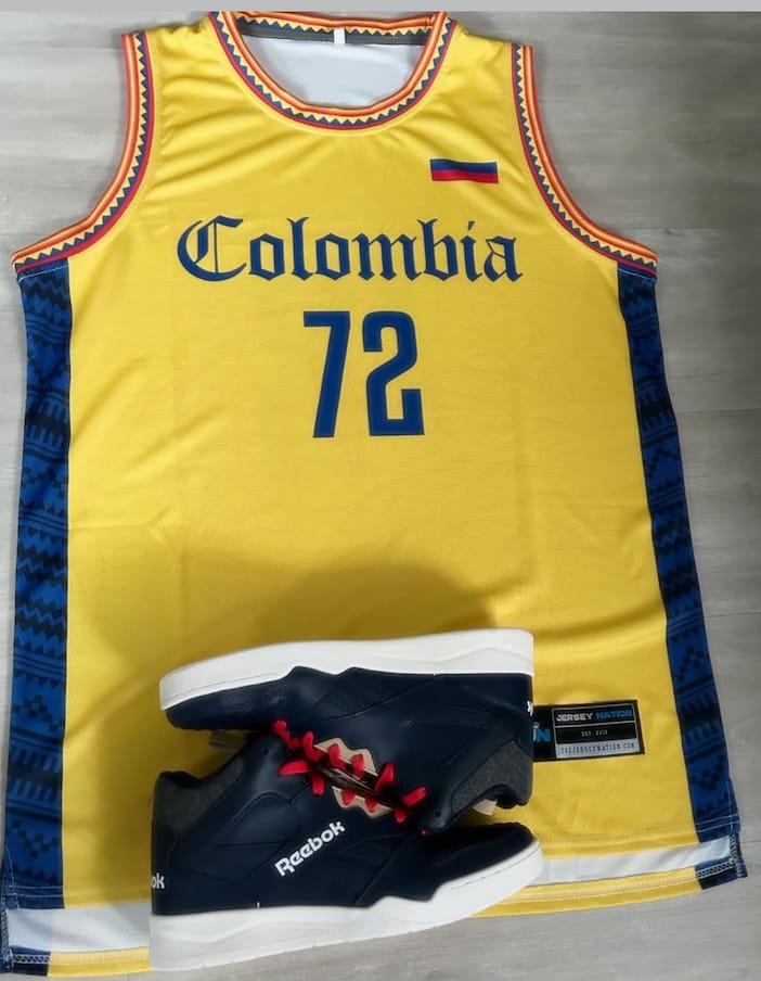 Customer photo review of Colombia Custom Basketball Jersey