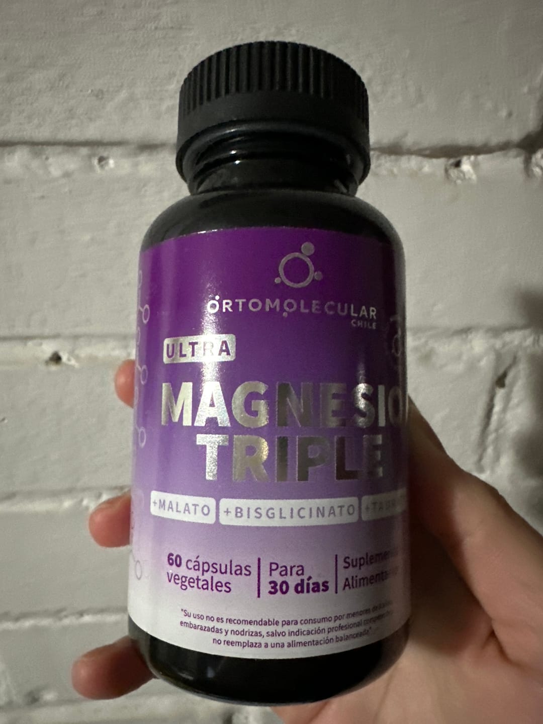 Customer photo review of Ultra Magnesio Triple-60 cáps