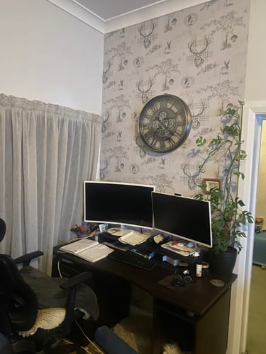 Customer photo review of Richmond Deer Wallpaper