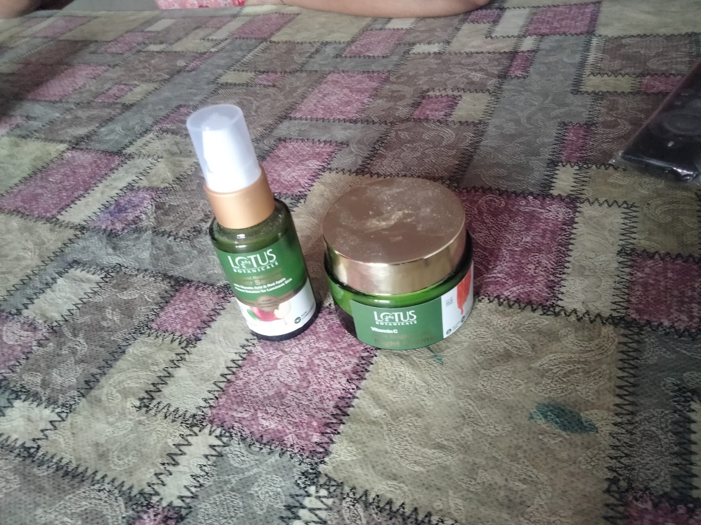 Customer photo review of Vitamin C Skin Brightening Night Crème