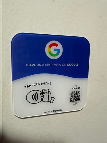 Customer photo review of Google Reviews - Plate