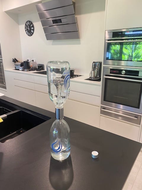 Customer photo review of Glass bottle only