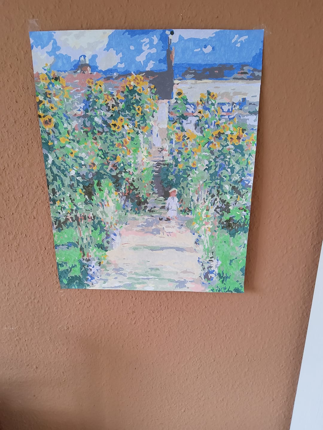 Customer photo review of Malen nach Zahlen - Der Garten des Künstlers bei Vetheuil - Claude Monet