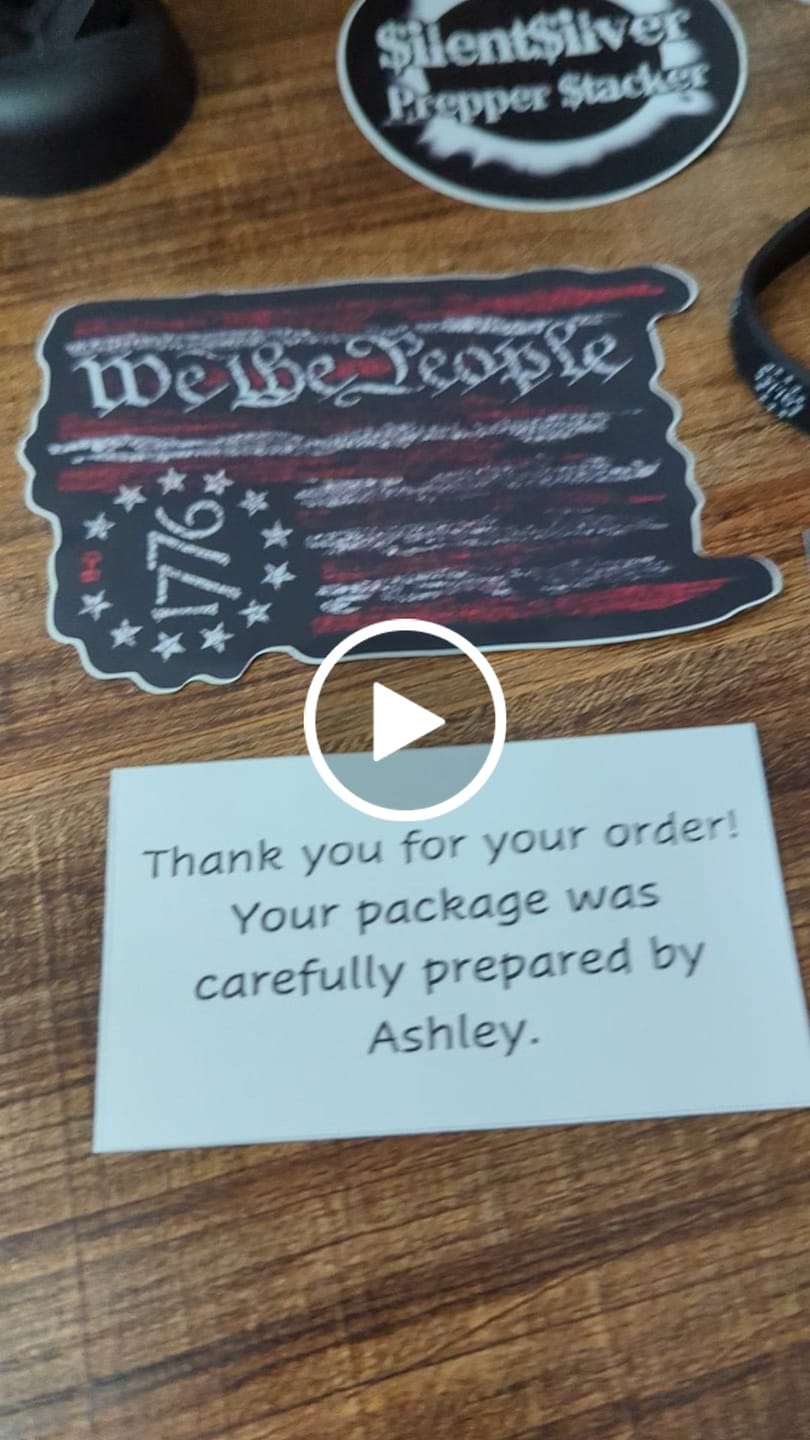 Customer video review of We The People 1776 Flag Decal
