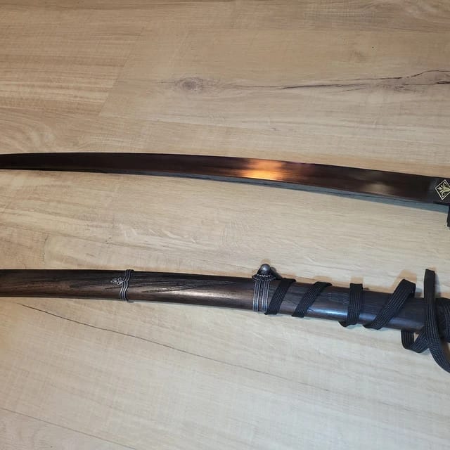 Customer photo review of Dark red katana