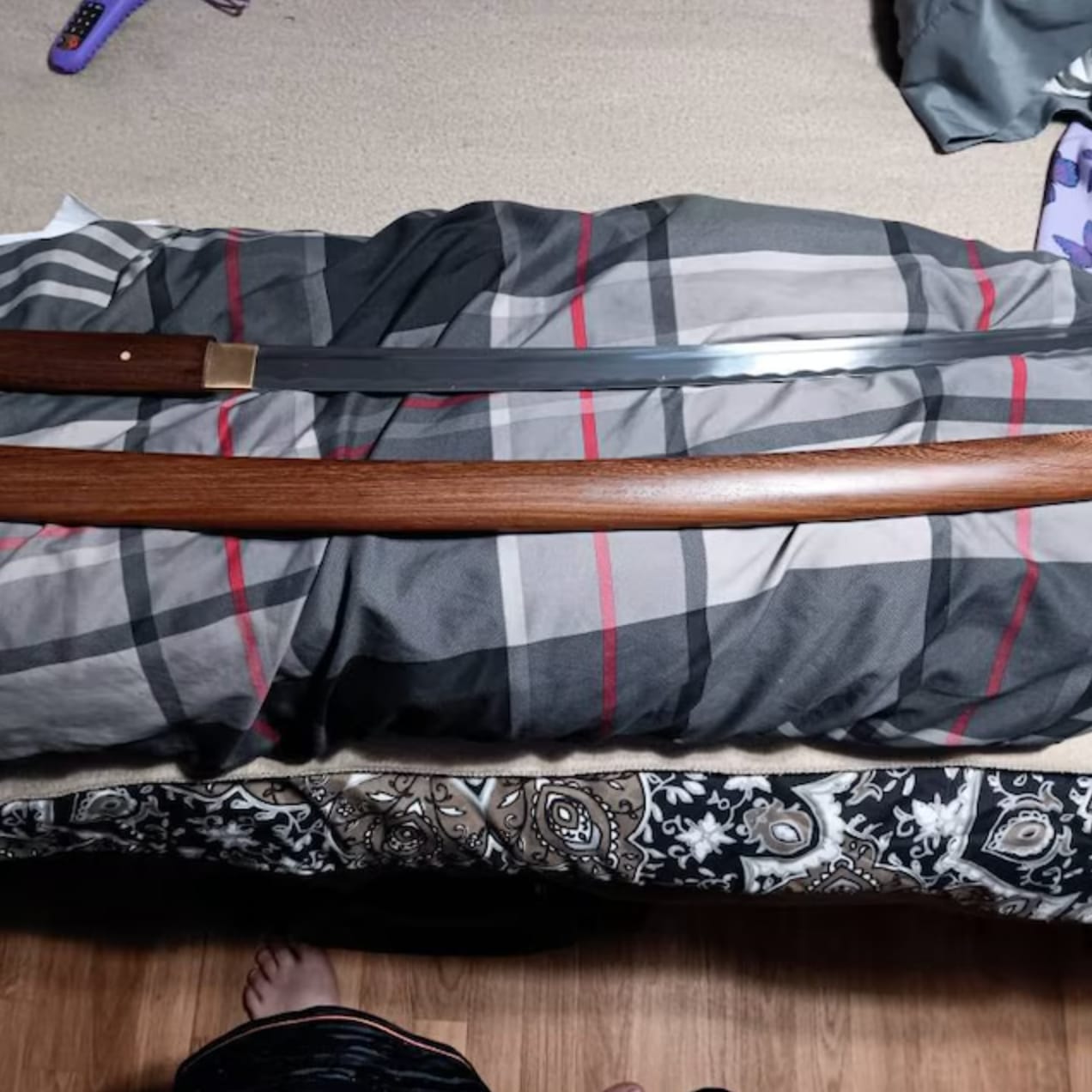 Customer photo review of Shirasaya katana