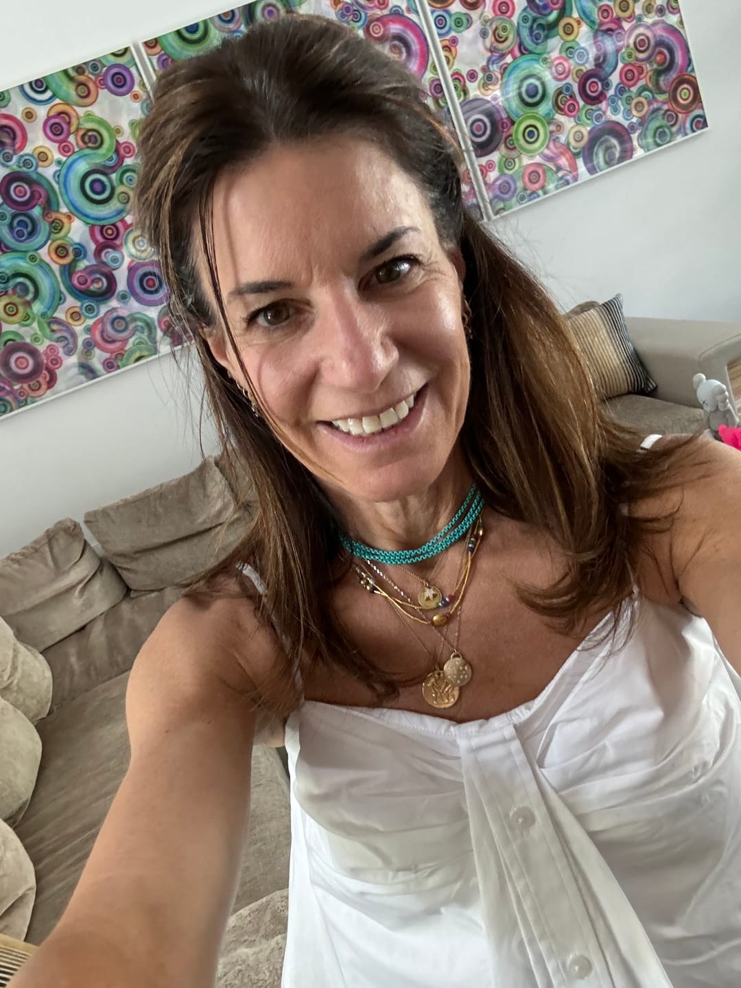 Customer photo review of Gold Star Of David Necklace