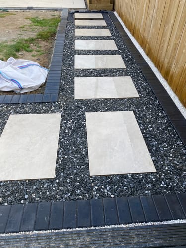 Customer photo review of Himalayan - White Porcelain Paving Tiles - 900 x 600 x 20mm