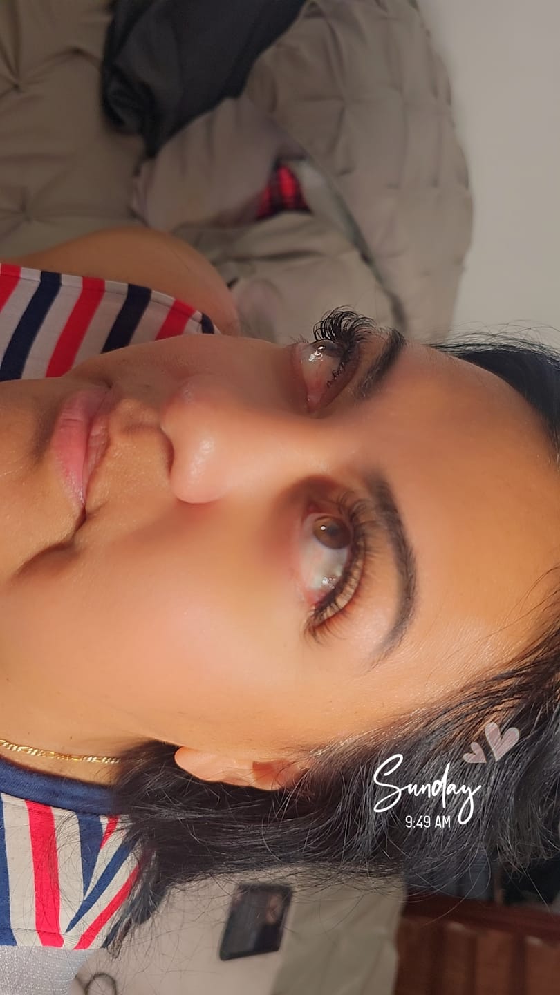 Customer photo review of 7D Spike Fan Lashes