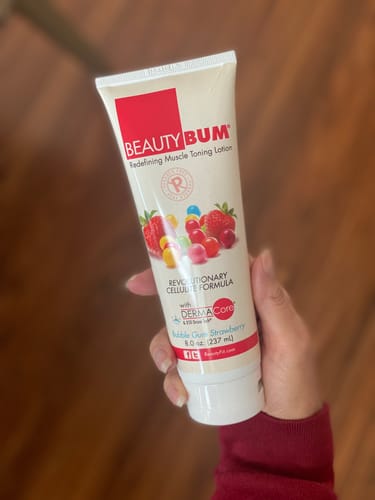 Customer photo review of Anti-Cellulite Lotion BeautyBum®