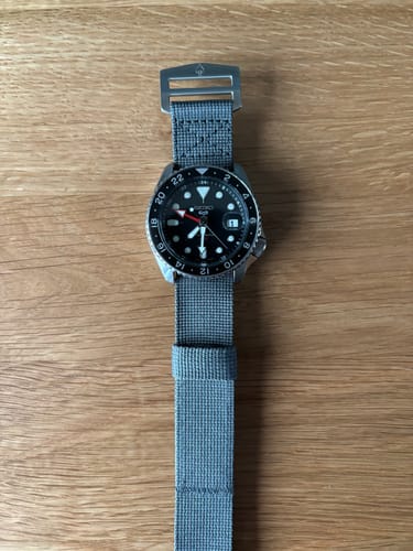 Customer photo review of Glomar Explorer - Hook And Loop Watch Strap