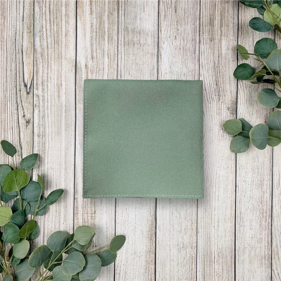 Customer photo review of Dusty Sage Cotton Blend Pocket Square