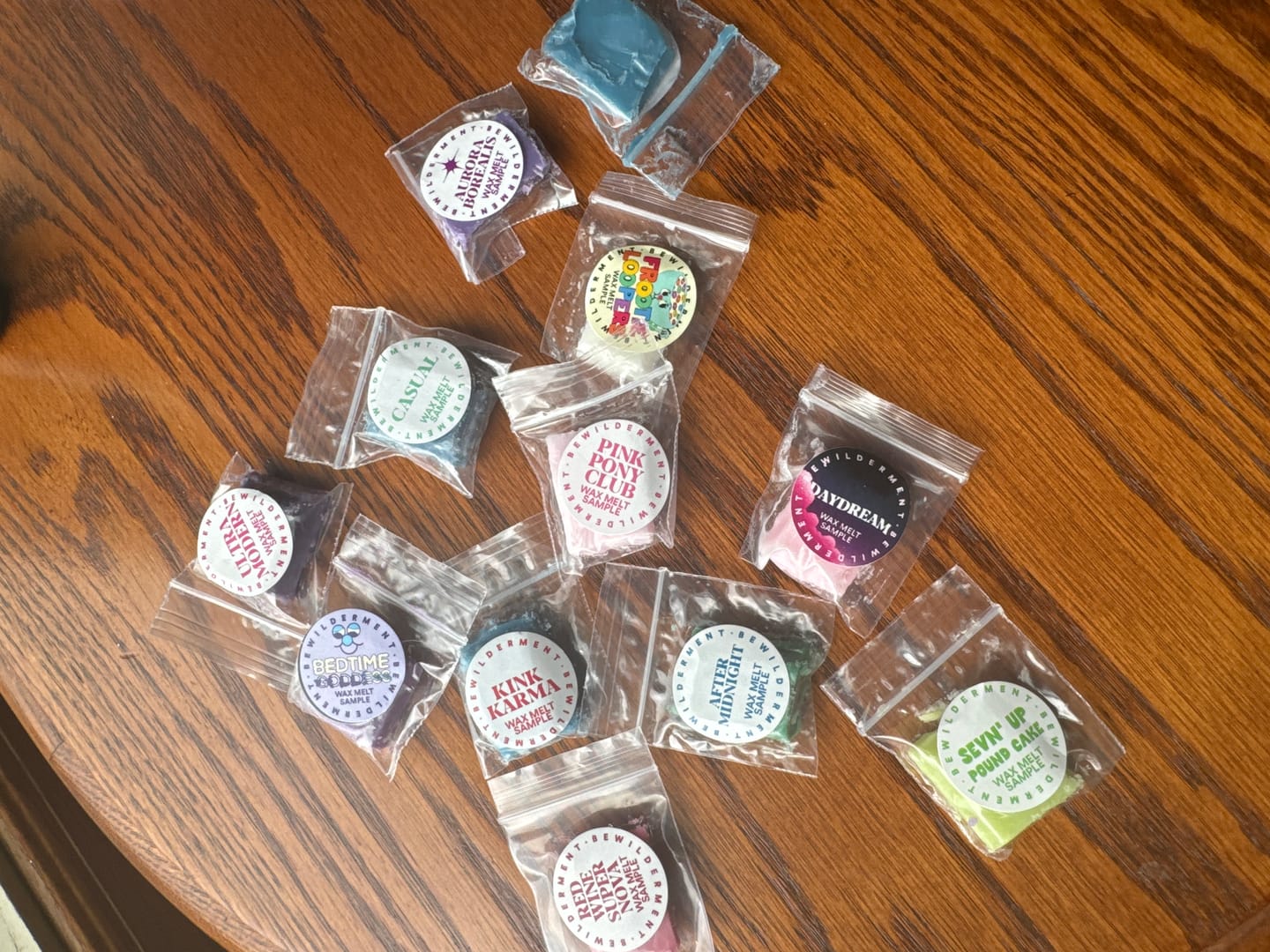 Customer photo review of Wax Sample Pack