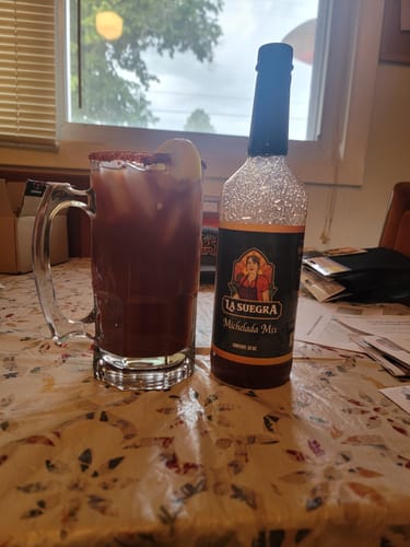 Customer photo review of La Suegra Michelada Mix