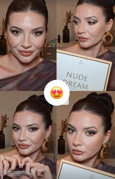 Customer photo review of Lidschatten Palette "NUDE DREAM"