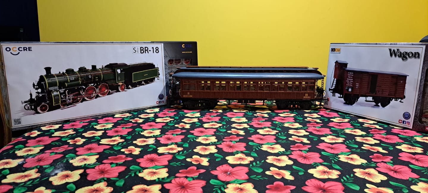 Customer photo review of Maqueta Tren S3/6 BR-18