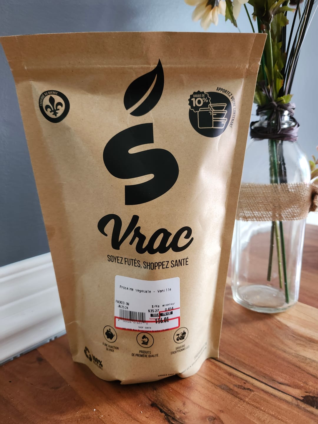 Customer photo review of VRAC - Protéine végétale (1lb)