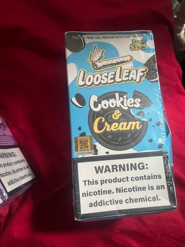 Customer photo review of LooseLeaf x Cookies 2-Pack Wraps (40 Count)