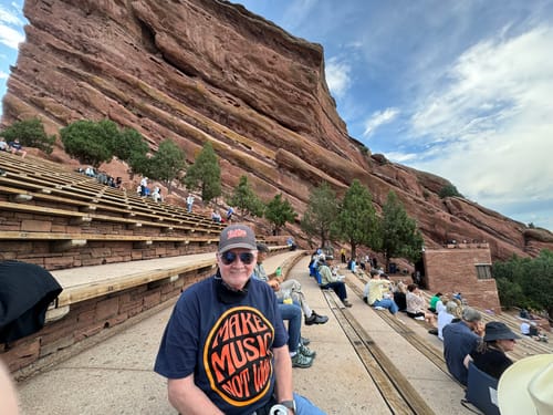 Customer photo review of Make Music Groovy T-Shirt