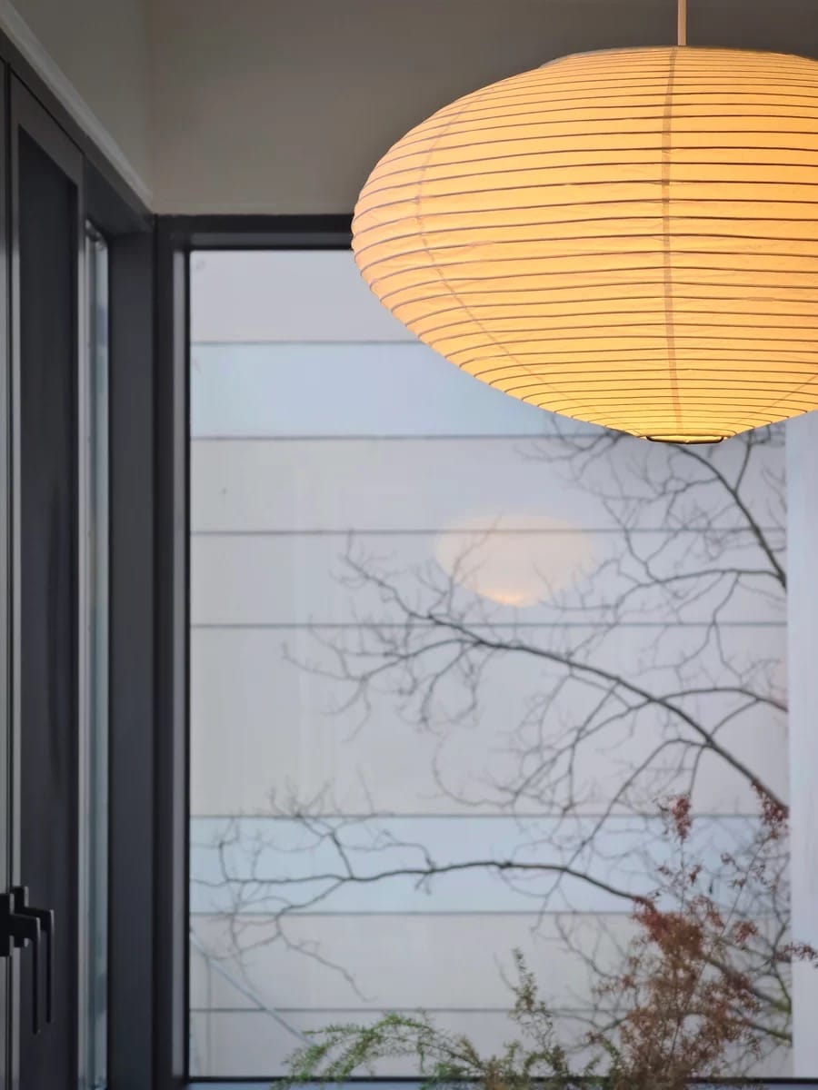 Customer photo review of Ellipse Washi Paper Pendant Lampshade
