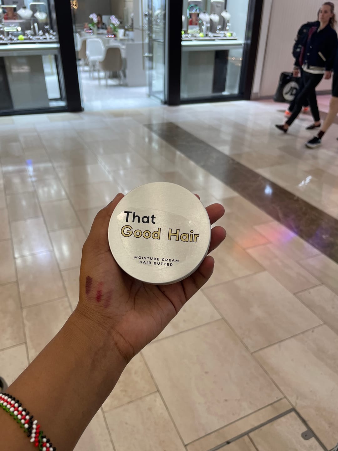 Customer photo review of Moisture Cream Hair Butter