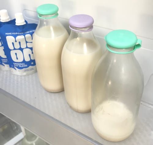 Customer photo review of MYOM Original Oat Drink Blend (4 x 130g - Makes 4 x 1L)