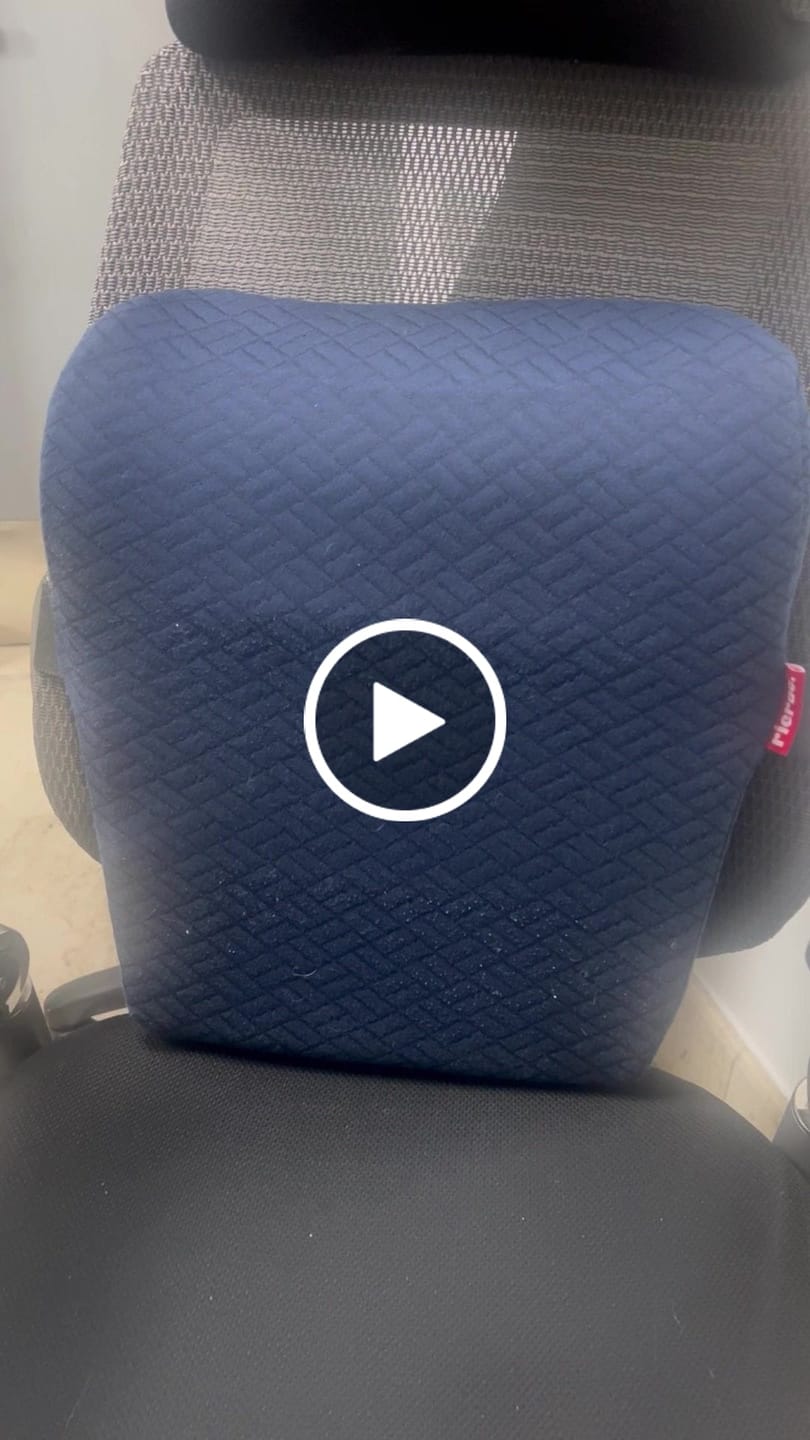 Customer video review of Ruf- Full back Support Pillow
