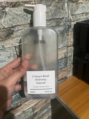 Customer photo review of Bad Skin™ Korean Collagen Bomb Hydrating Ampoule