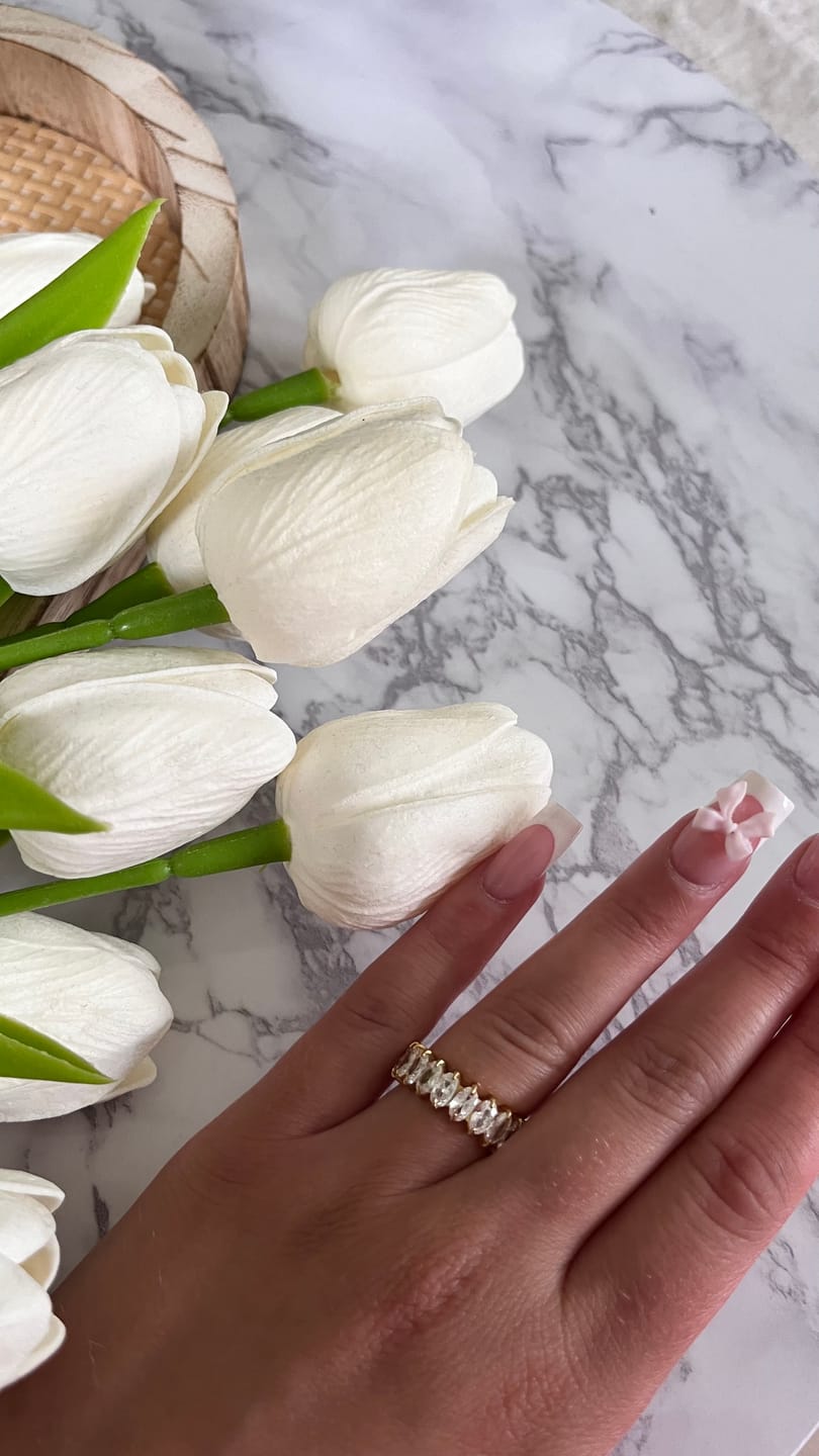 Customer photo review of Sparkle Deluxe Ring | 18K vergoldet