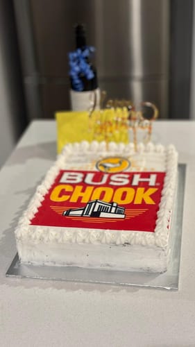 Customer photo review of A3 Rectangle Custom Edible Icing Image