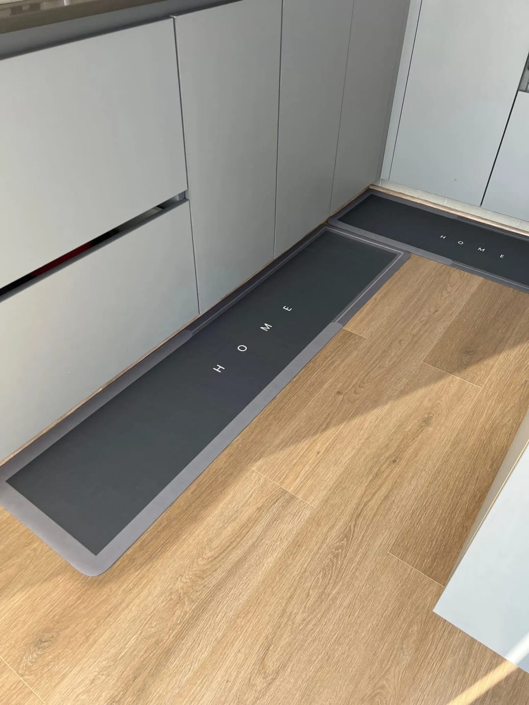 Customer photo review of Tapete para Cozinha Antiderrapante Absorvente Premium