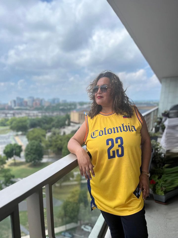 Customer photo review of Colombia Custom Basketball Jersey
