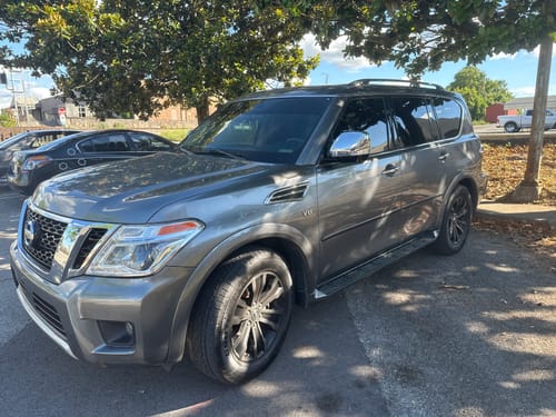 Customer photo review of 2016-2023 Nissan Armada 4WD Rear Air Suspension Conversion Kit (QX1RB)