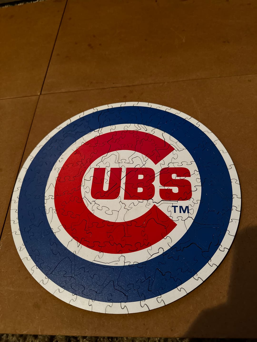 Customer photo review of Chicago Cubs™ - Wooden Puzzle