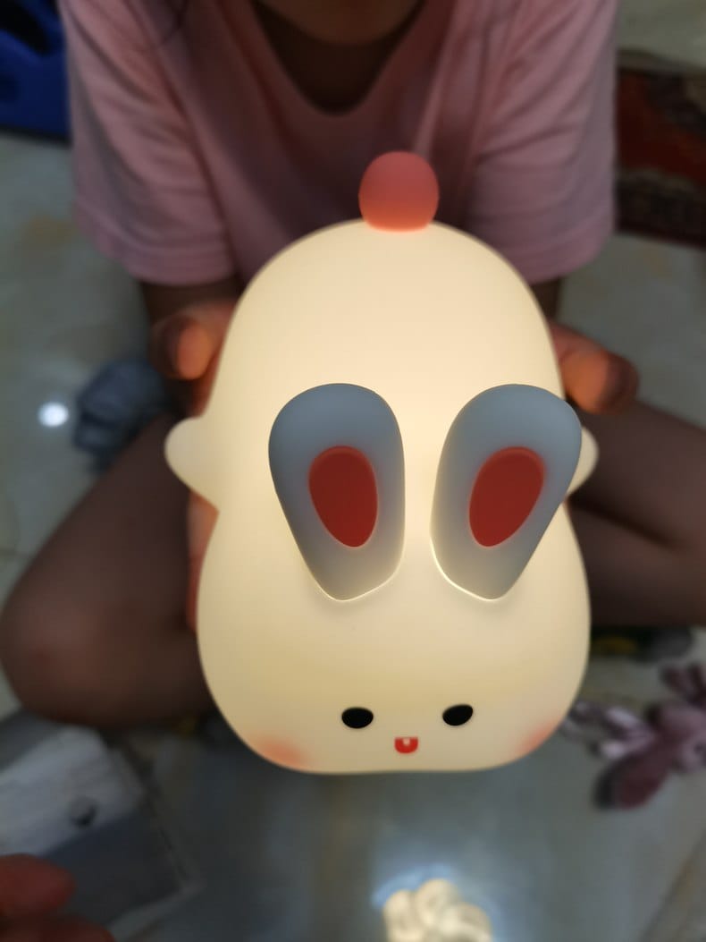Customer photo review of MeWaii® Squishy Silicone Tap Tap Night Light 2025 - Best Gift For Girls and Kids