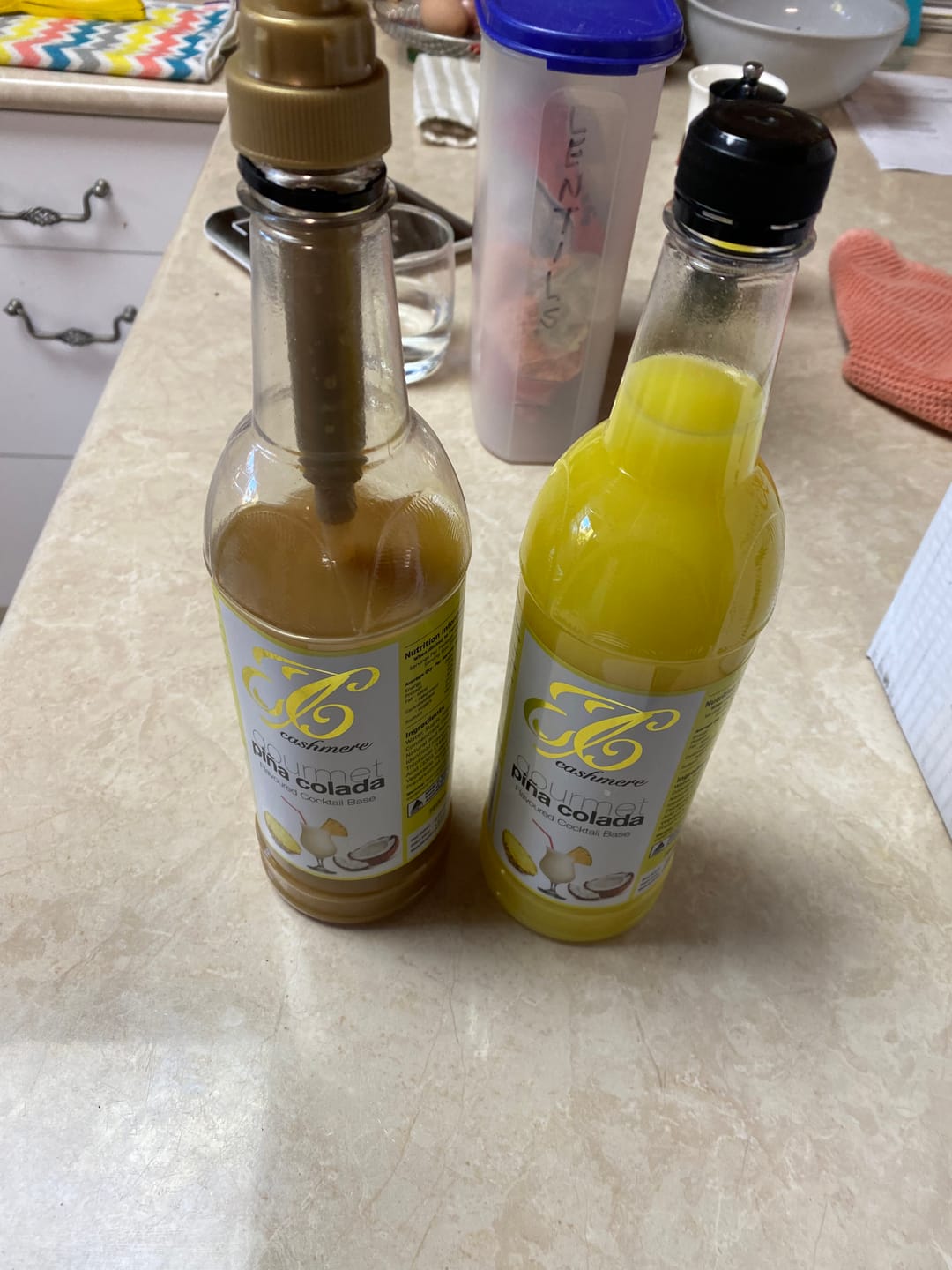 Customer photo review of Piña Colada Cocktail Mix