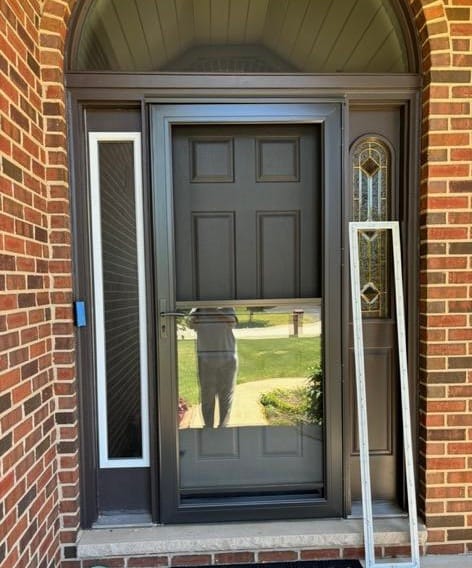 Customer photo review of Full Sidelite Frame Kit